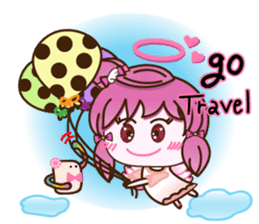 AngelTo : Nature's Angel SET 2 Travel sticker #8095156