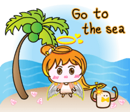AngelTo : Nature's Angel SET 2 Travel sticker #8095157