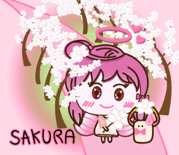 AngelTo : Nature's Angel SET 2 Travel sticker #8095160