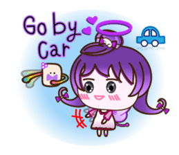 AngelTo : Nature's Angel SET 2 Travel sticker #8095166