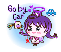 AngelTo : Nature's Angel SET 2 Travel sticker #8095166