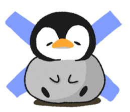 Penguin similar to the rice cake sticker #8095203