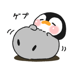 Penguin similar to the rice cake sticker #8095218