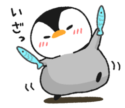 Penguin similar to the rice cake sticker #8095227