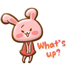 Rabbit & Bear relief sticker (Eng ver.) sticker #8095248