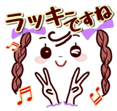 Emoticon-like girl 2 sticker #8095924