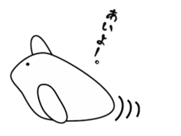 White bird japan sticker #8096363