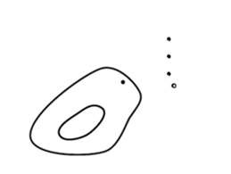 White bird japan sticker #8096367