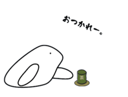 White bird japan sticker #8096376