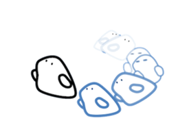 White bird japan sticker #8096386