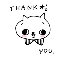 Cat of twins sticker #8096636