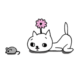 Cat of twins sticker #8096648