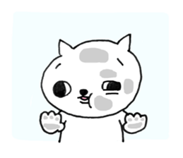 Cat of twins sticker #8096660