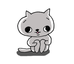 Cat of twins sticker #8096662