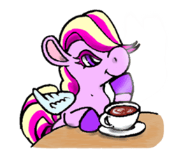 Poni & Uny & Peg's lovely stickers 2 sticker #8096765