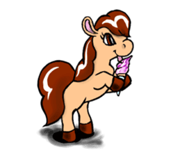 Poni & Uny & Peg's lovely stickers 2 sticker #8096767