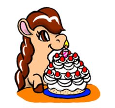 Poni & Uny & Peg's lovely stickers 2 sticker #8096770