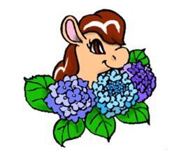 Poni & Uny & Peg's lovely stickers 2 sticker #8096776