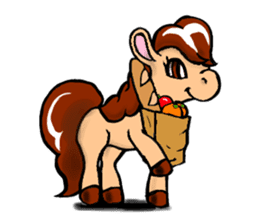 Poni & Uny & Peg's lovely stickers 2 sticker #8096779