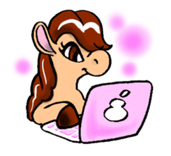 Poni & Uny & Peg's lovely stickers 2 sticker #8096782