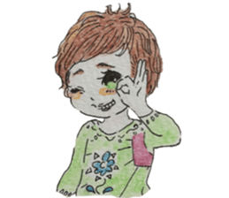 merci's friends sticker #8097172