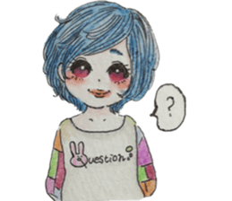 merci's friends sticker #8097174