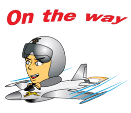 Lady air force sticker #8097404