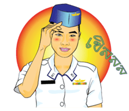 Lady air force sticker #8097408