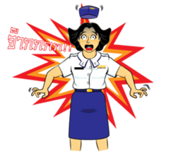 Lady air force sticker #8097410