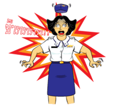 Lady air force sticker #8097410