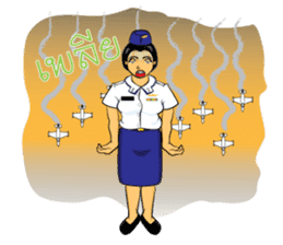 Lady air force sticker #8097425