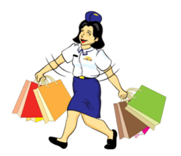 Lady air force sticker #8097435