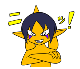 Little Devil Janet sticker #8097541