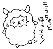 Parent-child sheep Parenting Hen sticker #8097684