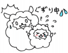 Parent-child sheep Parenting Hen sticker #8097688