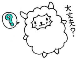 Parent-child sheep Parenting Hen sticker #8097695