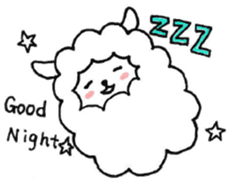 Parent-child sheep Parenting Hen sticker #8097715