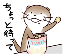 Kawauso-san "the World is PotatoChips" sticker #8097921