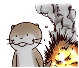 Kawauso-san "the World is PotatoChips" sticker #8097950