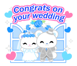 Happy Wedding -English- sticker #8098516