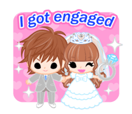 Happy Wedding -English- sticker #8098518