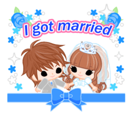 Happy Wedding -English- sticker #8098519