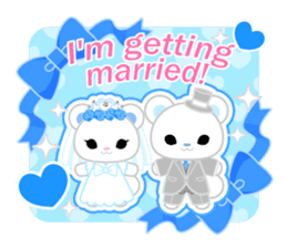 Happy Wedding -English- sticker #8098523
