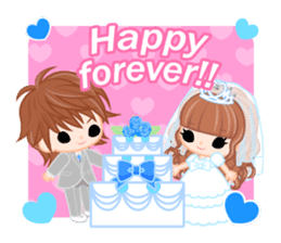 Happy Wedding -English- sticker #8098526