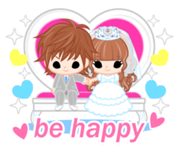 Happy Wedding -English- sticker #8098534