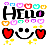 colorful pop emoticon sticker #8098916
