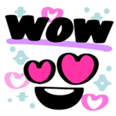 colorful pop emoticon sticker #8098930