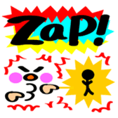 colorful pop emoticon sticker #8098950