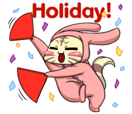 CatRabbit : New Year sticker #8099237