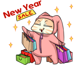 CatRabbit : New Year sticker #8099239